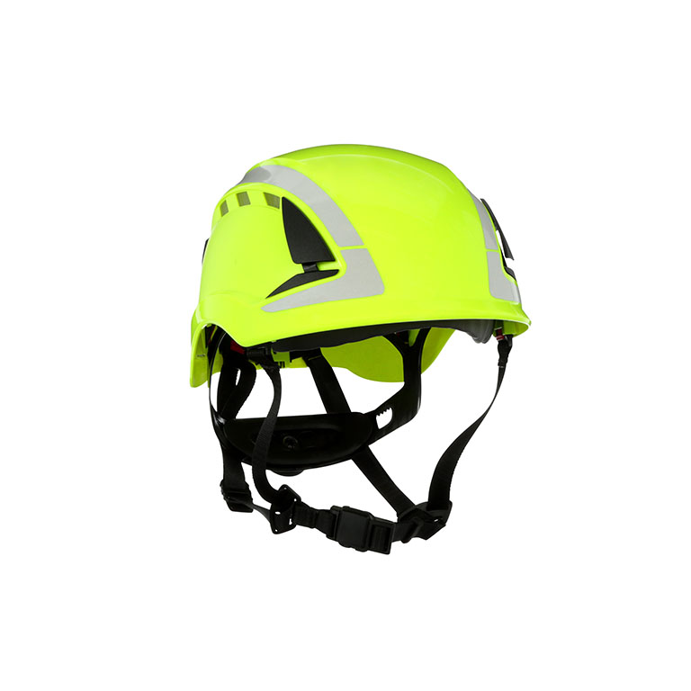 3M™ |  SecureFit™ | Schutzhelm X5000, belüftet, reflektierend, CE, Neongrün |  X5014V-CE, 7100175100