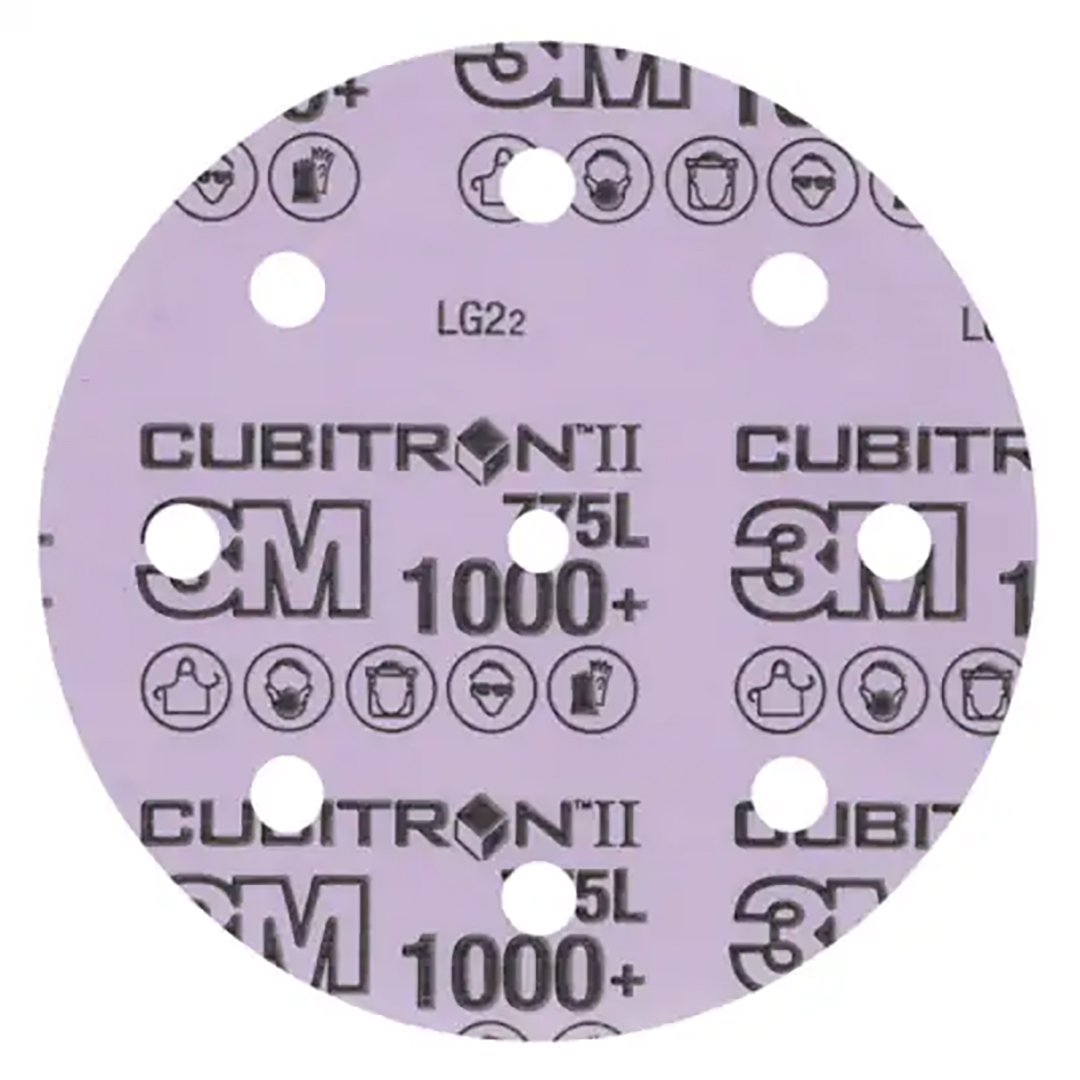 3M™ | Hookit™ | Cubitron™ 2 | Filmscheibe 775L – 125 mm, 1000+, 8-Loch