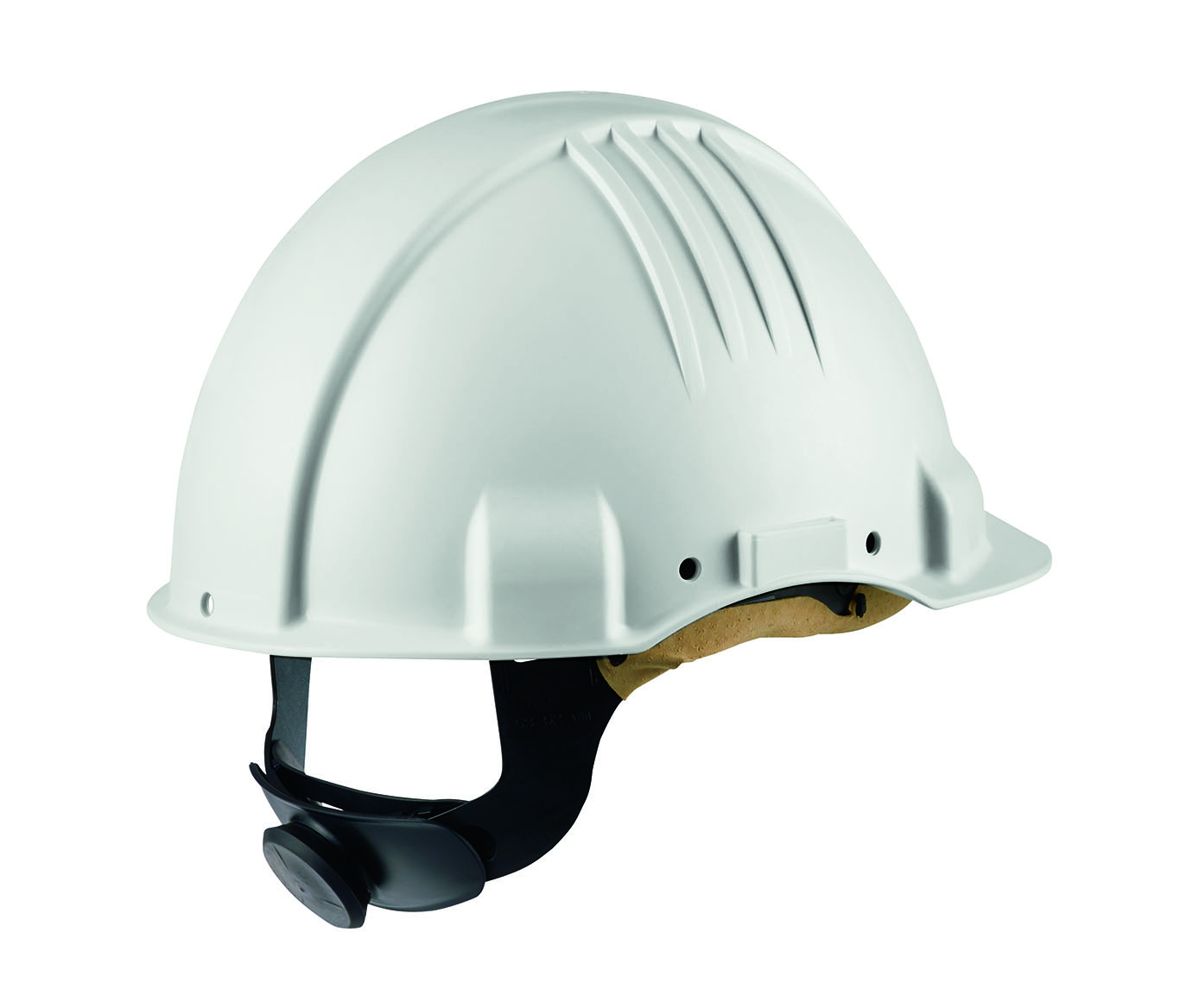 3M™ | Hochtemperatur-Schutzhelm, Ratschenverschluss, dielektrisch 1000 V, Lederschweißband, Weiß | G3501M-VI G3501MW | 7100077208