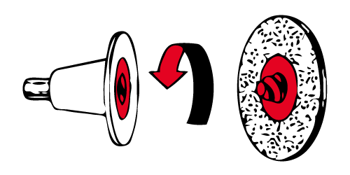 3M Roloc Befestigungssystem Skizze