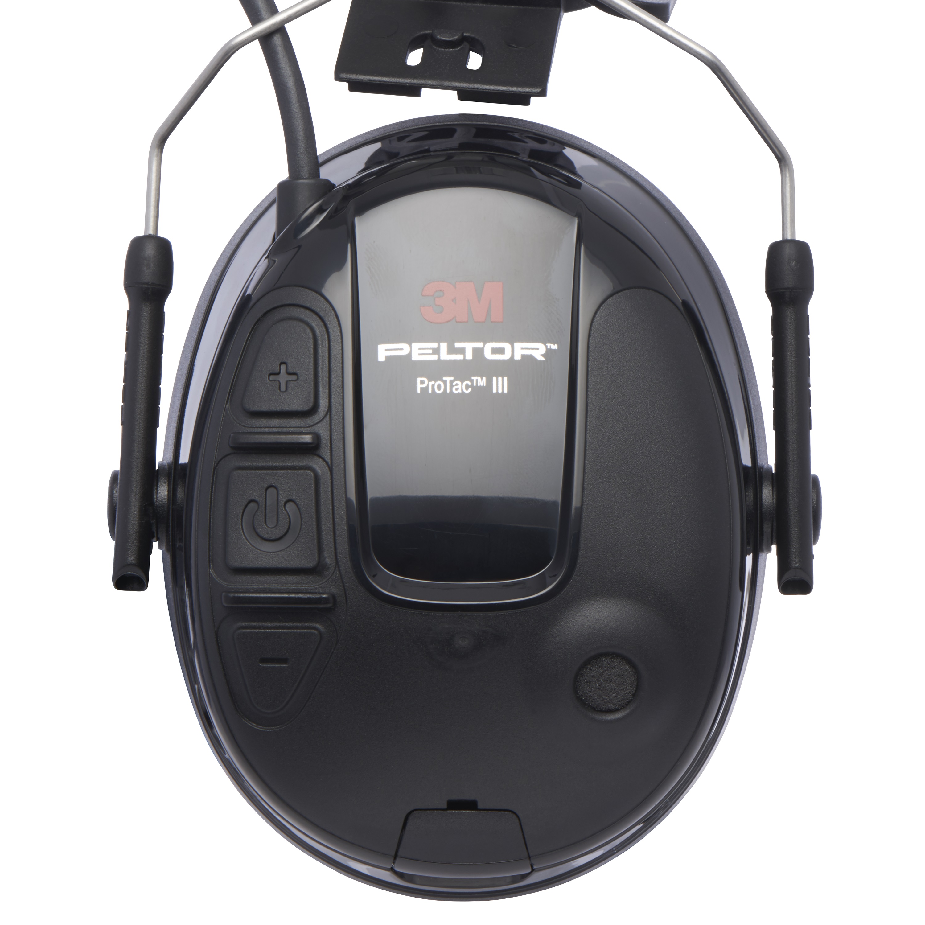 3M™ PELTOR™ ProTac™ III Headset, 25 dB, schlanke Schalen, schwarz, Befestigung am Schutzhelm, MT13H220P3E