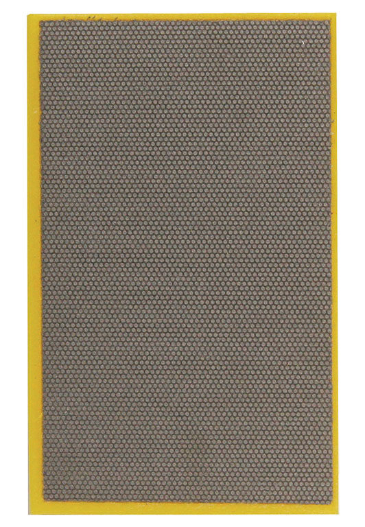 KGS DIAMOND™ | Flexis Diamant Handpad | 90x55 mm | Mesh 400 / 40 Micron / FEPA P400 | Gelb | Metallbindung | 14822