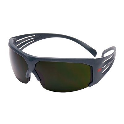 3M™ | SecureFit™  | SF650AS-EU | 600 Schutzbrille | graue Bügel | Antikratz-Beschichtung | Schweißglas Schutzstufe 5.0 | 7100112715
