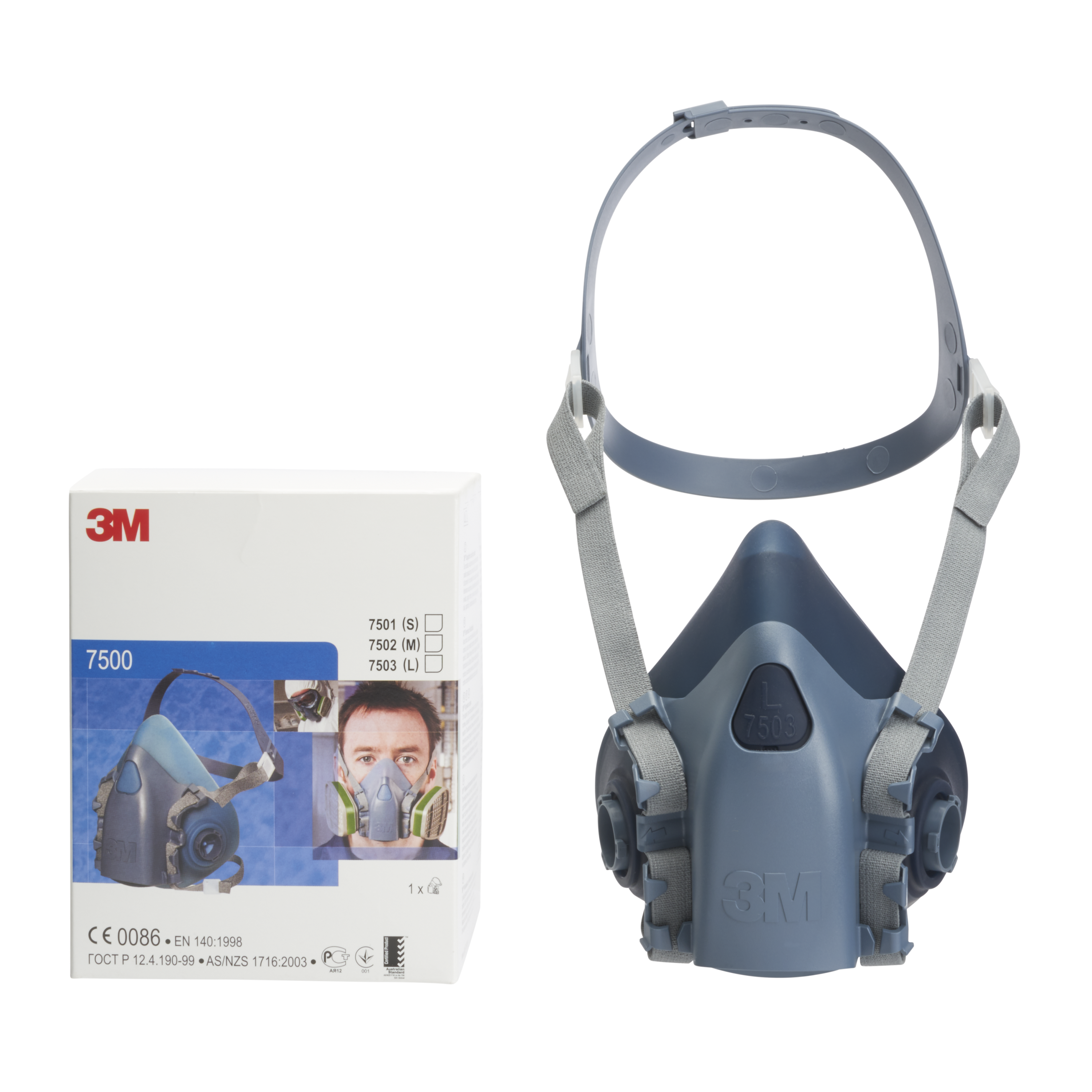 3M™ | 7502 | Mehrweg-Halbmaske | Medium | 7000104177 3M™ | 7502 | Mehrweg-Halbmaske | Medium | 7000104177