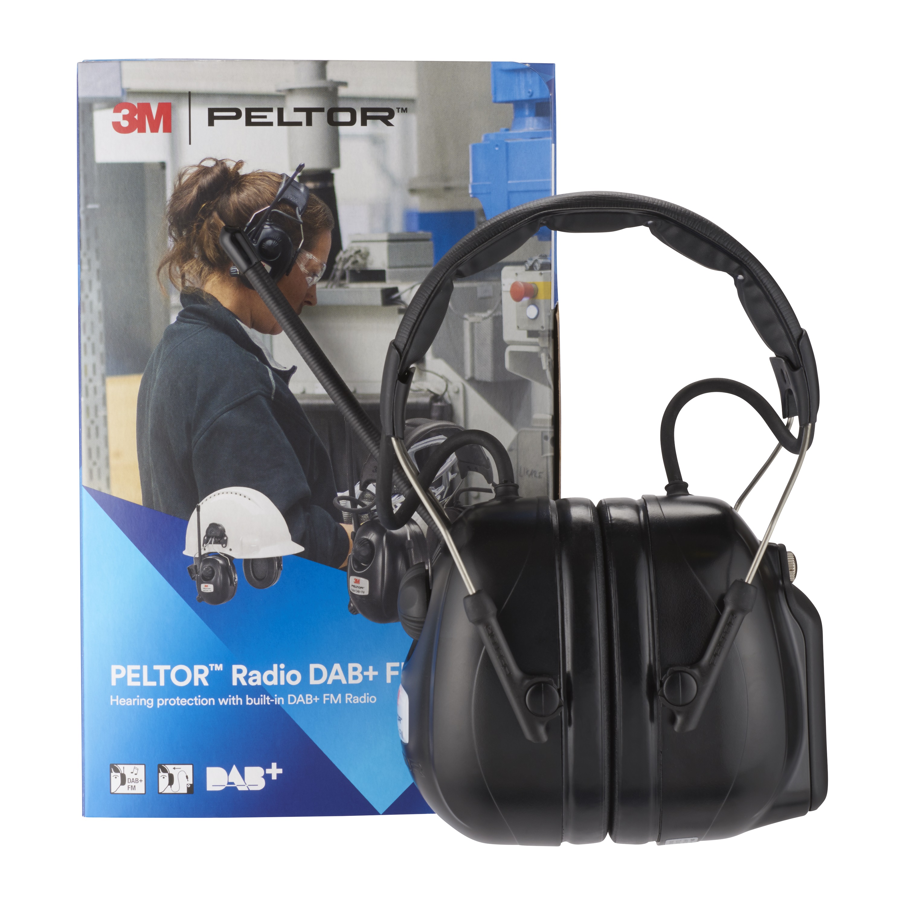 3M™ | PELTOR™ | HRXD7A-01 | 31 dB | DAB+ & FM-Radio Headset | Kopfbügel ...