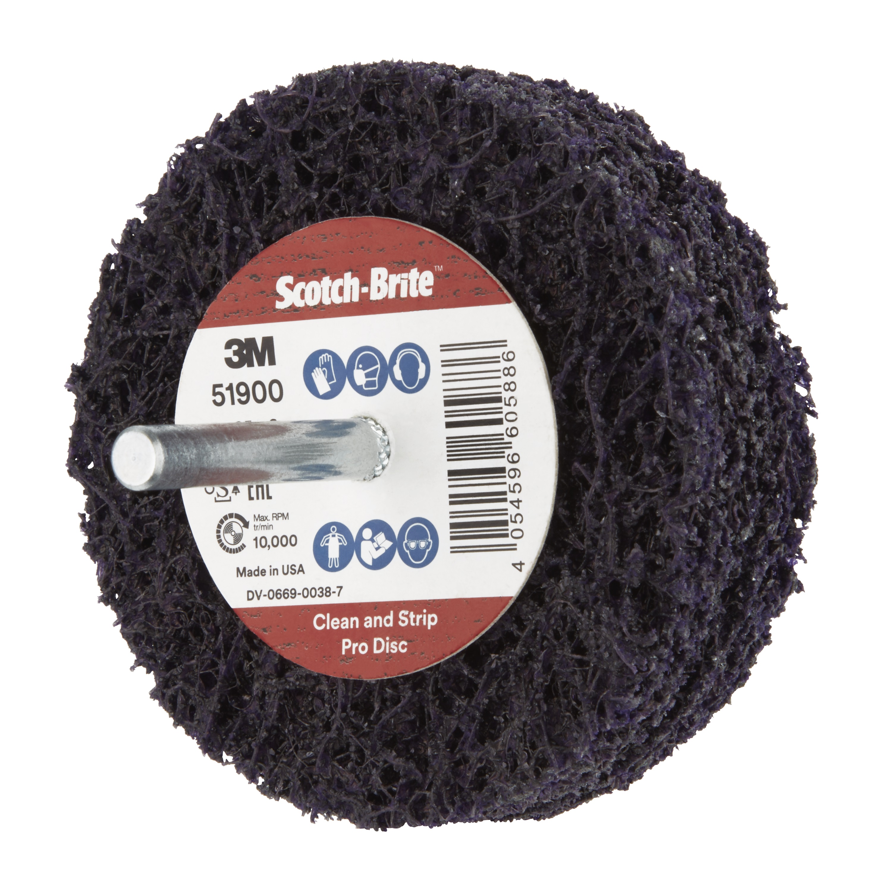 Scotch-Brite™ Grobreinigungsscheibe XT-ZS Pro, 75 mm x 25 mm x 6 mm, S XCRS