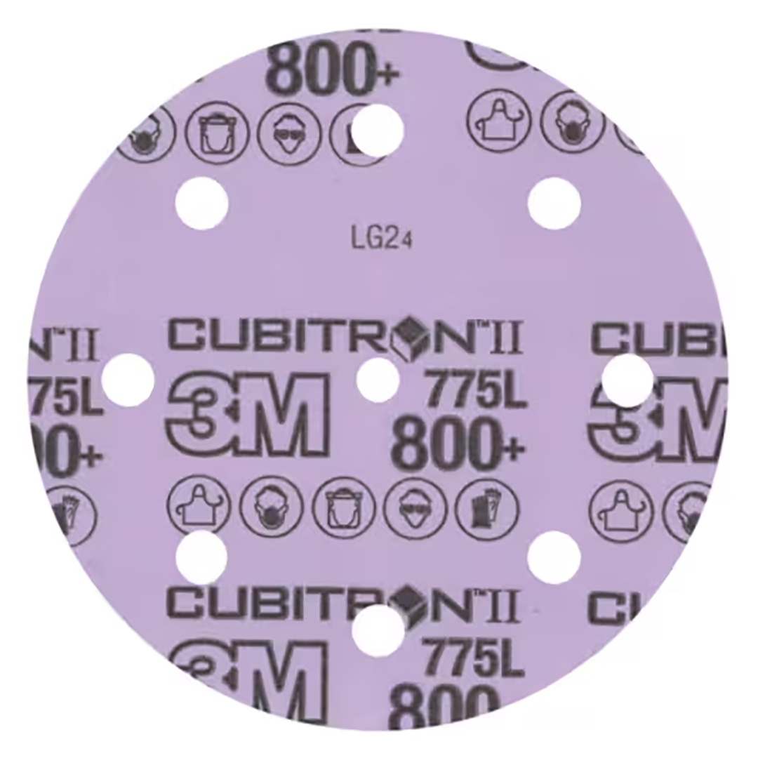 3M™ | Hookit™ | Cubitron™ 2 | Filmscheibe 775L – 125 mm, 800+, 8-Loch