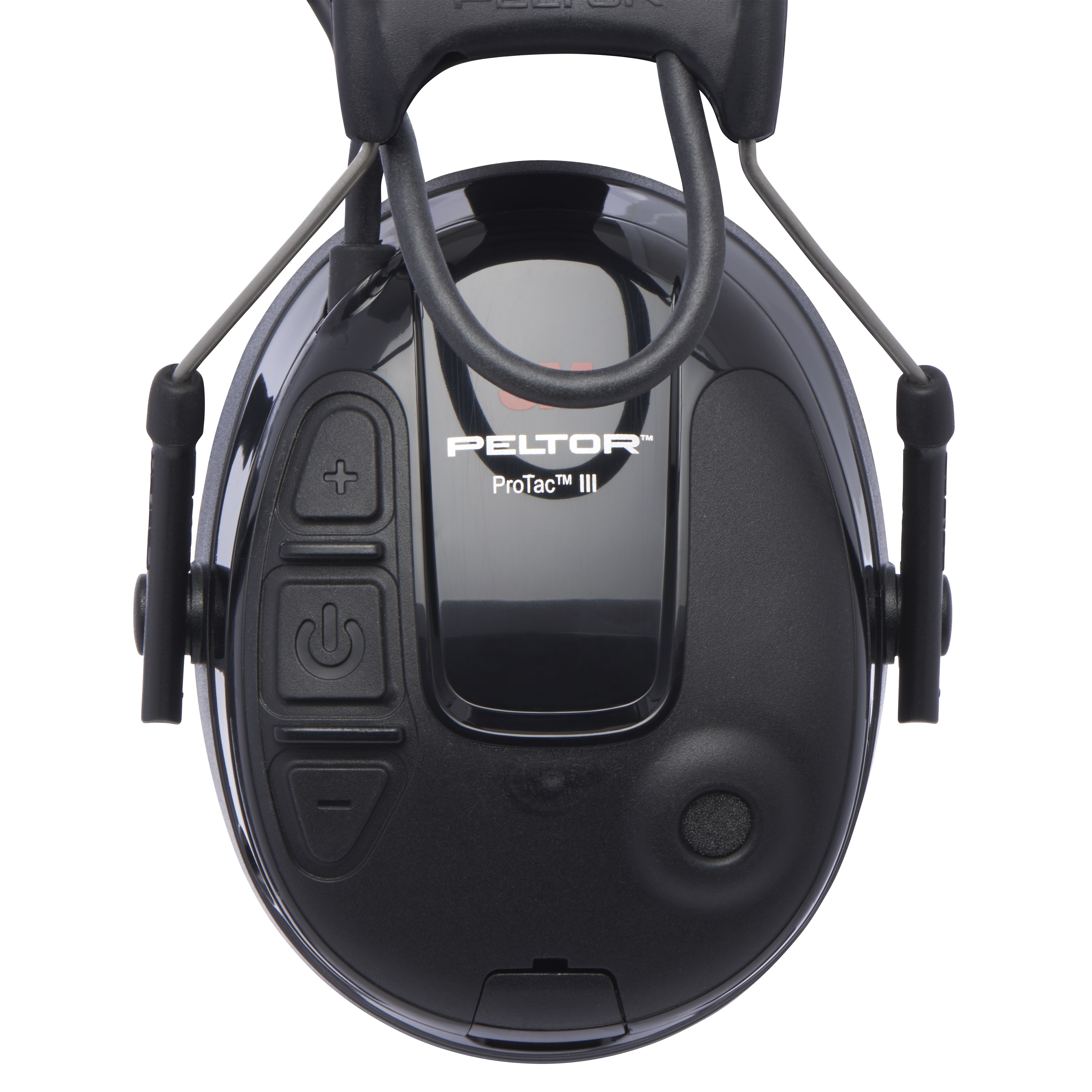 Headset 3M™ PELTOR™ ProTac™ III, 26 dB, schlanke Schalen, schwarz, Kopfbügel, MT13H220A