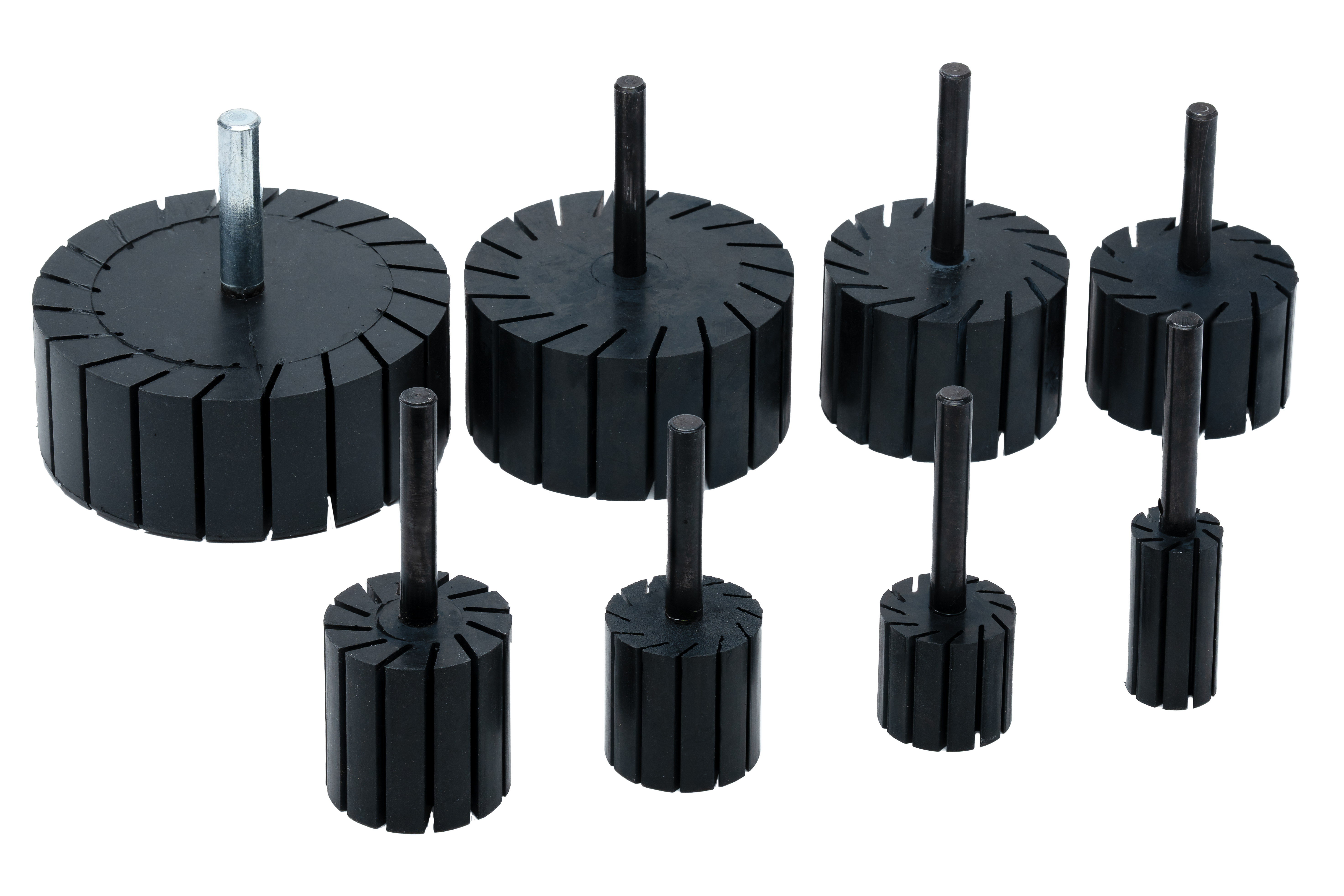 Gummispannkörper | Ø 15mm x 30 Höhe x 6mm Schaftdurchmesser | zylindrisch | MKZ153006