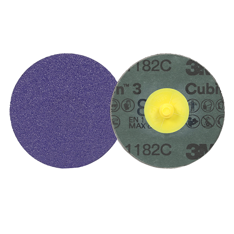 3M™ | Cubitron™ 3 | Roloc™ | Fiberscheibe 1182C | 80+ | Violett | ⌀ 76 mm | 7100332357