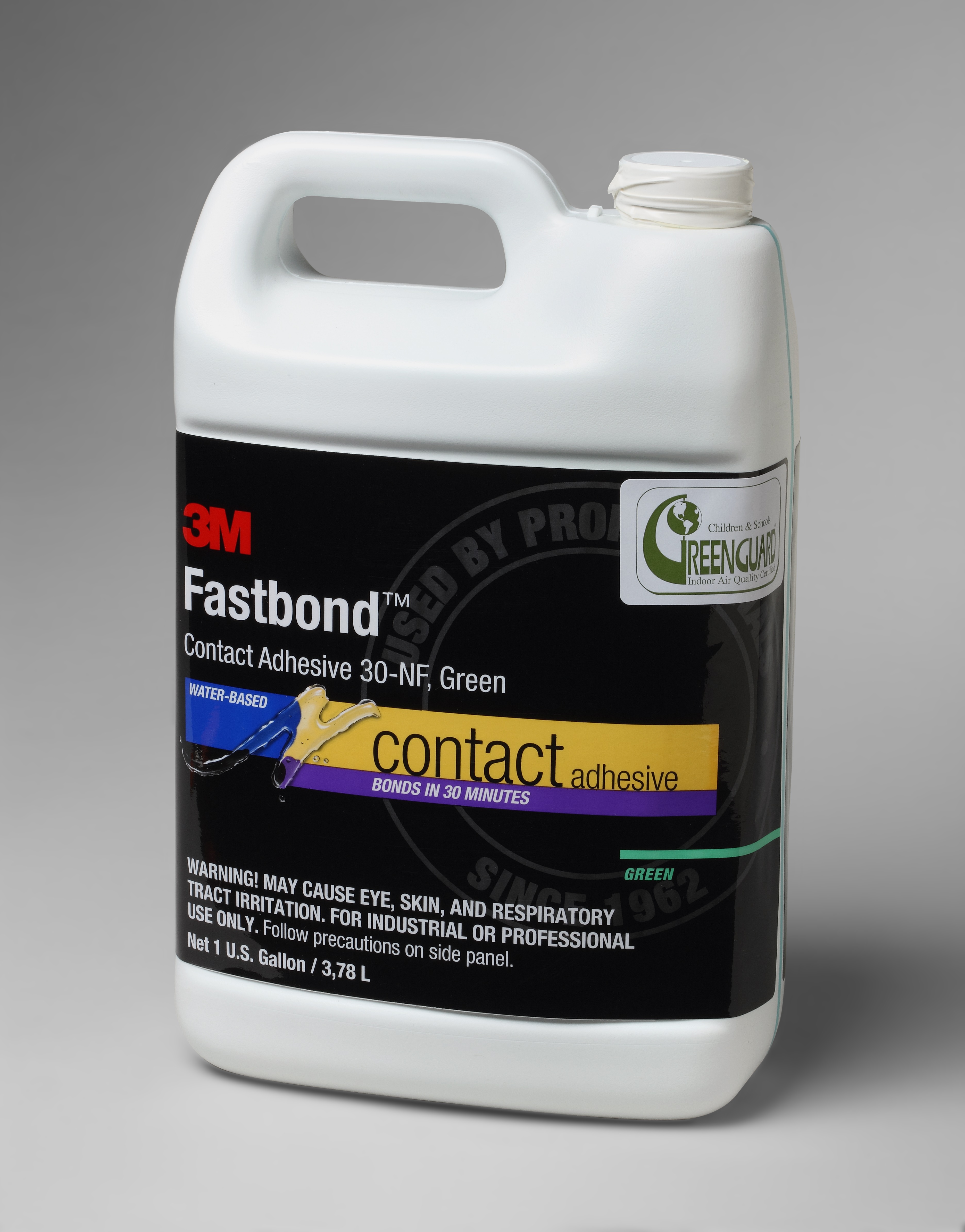 3M™ Fastbond™ Dispersionsklebstoff auf Polychloroprenbasis 30NF, Transparent, 20 L