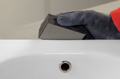 Digital square-Large-Flexis Handpad 90x55 BK-120 Porcelain sink (1) Digital square-Large-Flexis Handpad 90x55 BK-120 Porcelain sink (1)