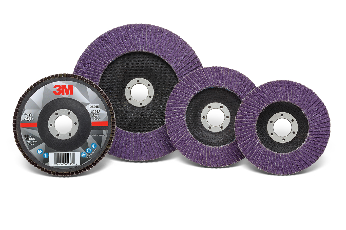 3M™ | Fächerscheibe | 769F | T29 | 180 mm x 22 mm | 60+ | 7100196800 | 52014