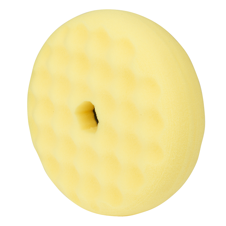 3M™ | Perfect-It™ | Polierschaumpad fein | Quick Connect System | Gelb | Waffelförmig | 150 mm | 50879 | 7100094457