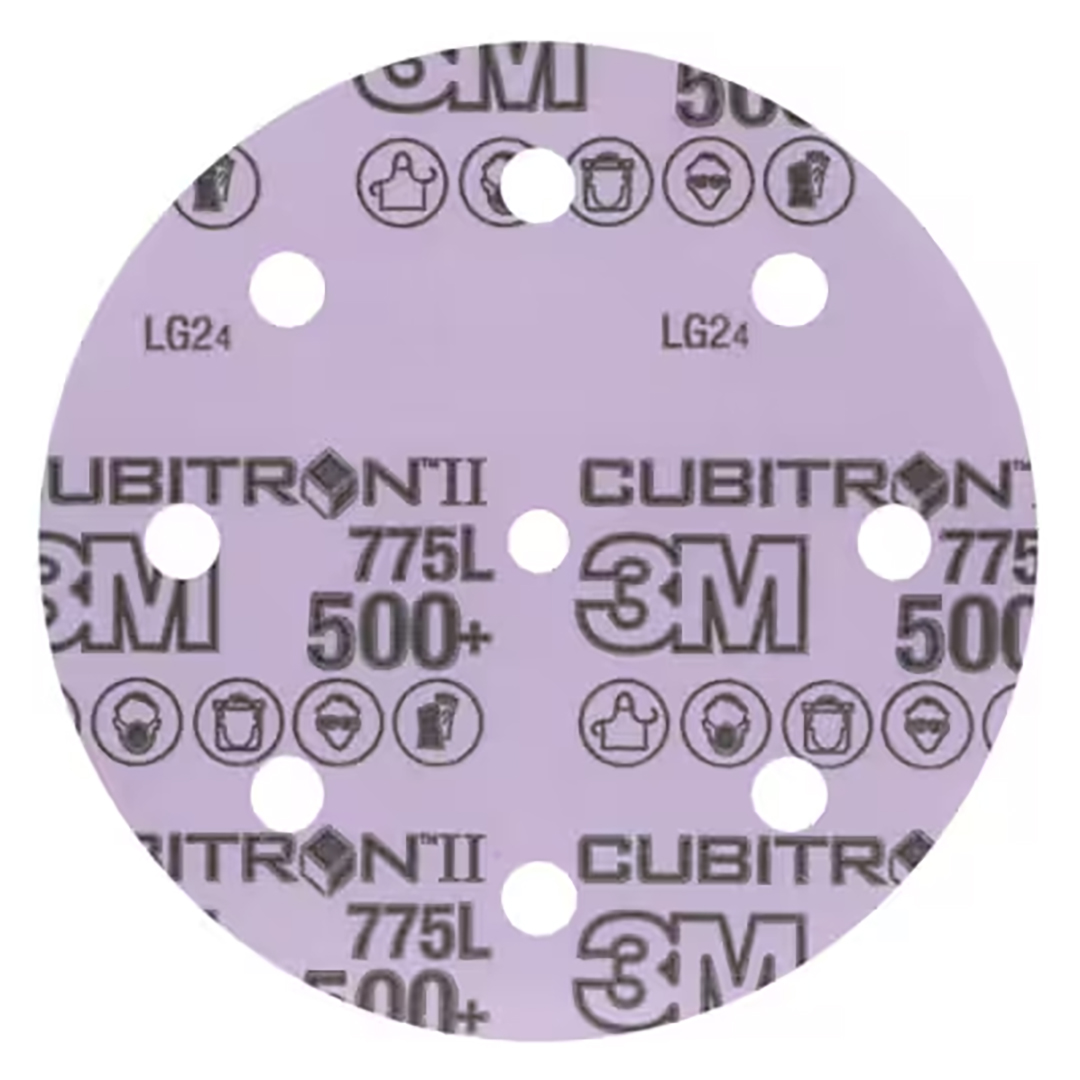 3M™ | Hookit™ | Cubitron™ 2 | Filmscheibe 775L – 125 mm, 500+, 8-Loch