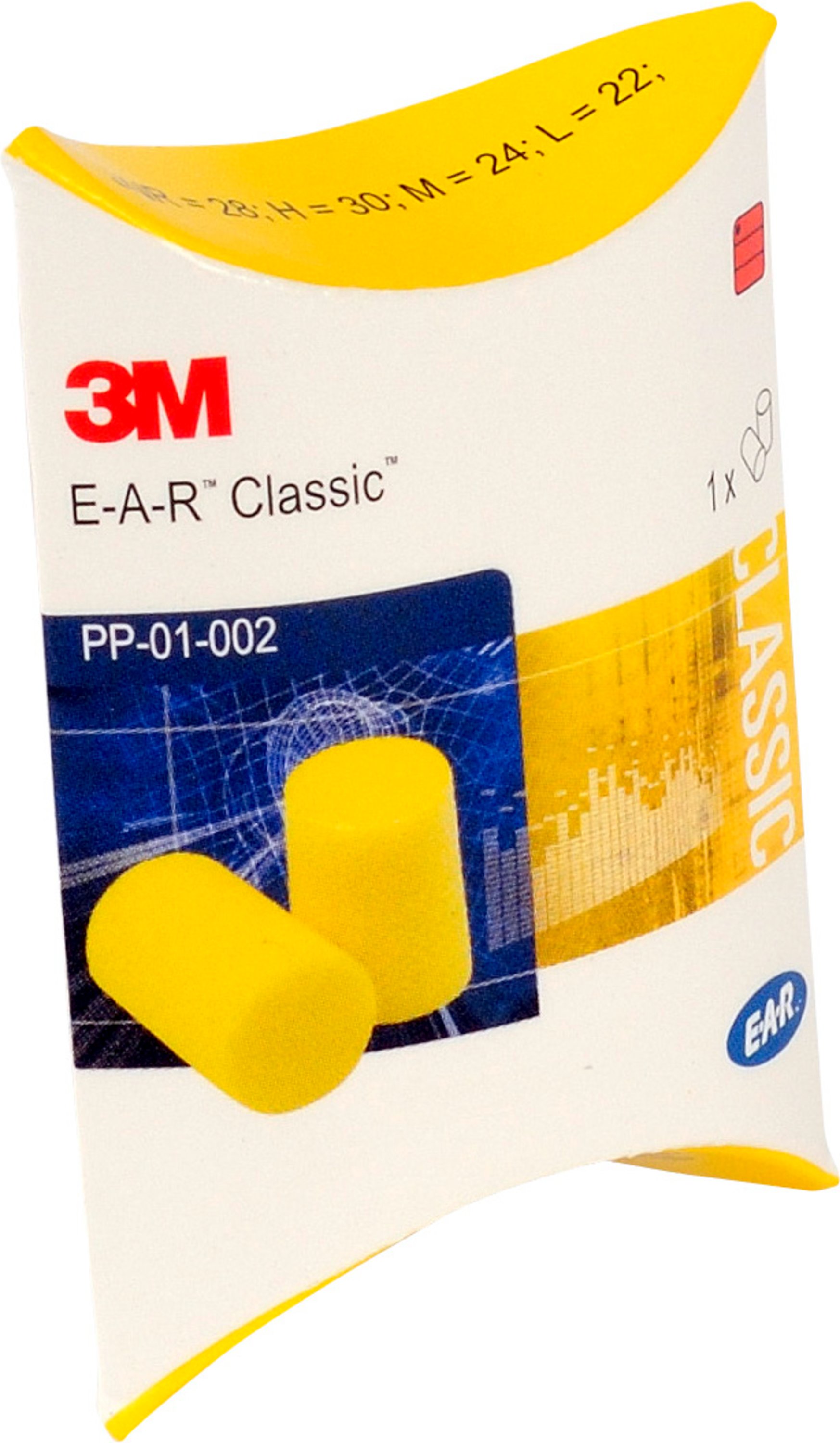 Artikelbild des Artikels 3M™ E-A-R™ Classic™ Gehörschutzstöpsel PP01002, 28 dB