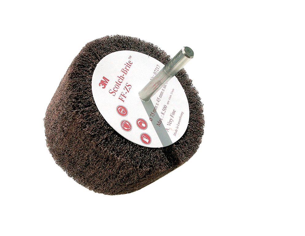 Scotch-Brite™ | Lamellenbürste FF-ZS | grau | 100 mm x 45 mm x 6 mm | S FIN | 7100093995 | 07216