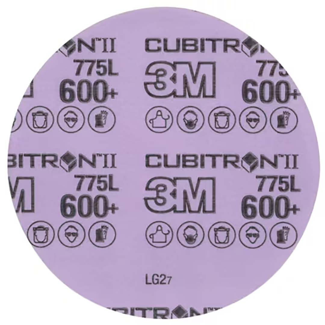 3M™ | Hookit™ | Cubitron™ 2 | Filmscheibe 775L – 125 mm, 600+, ungelocht