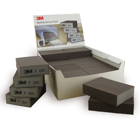 3M™  Schleifschwamm (soft) | 68 mm x 100 mm x 26 mm | vierseitig