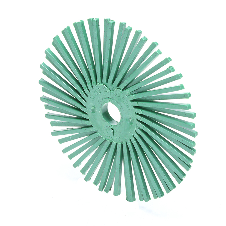 Scotch-Brite™ | Radial Bristle Brush RB-ZB | grün | 76,2 mm x 9,5 mm | P80 | Typ A | 24279 | 7100138323