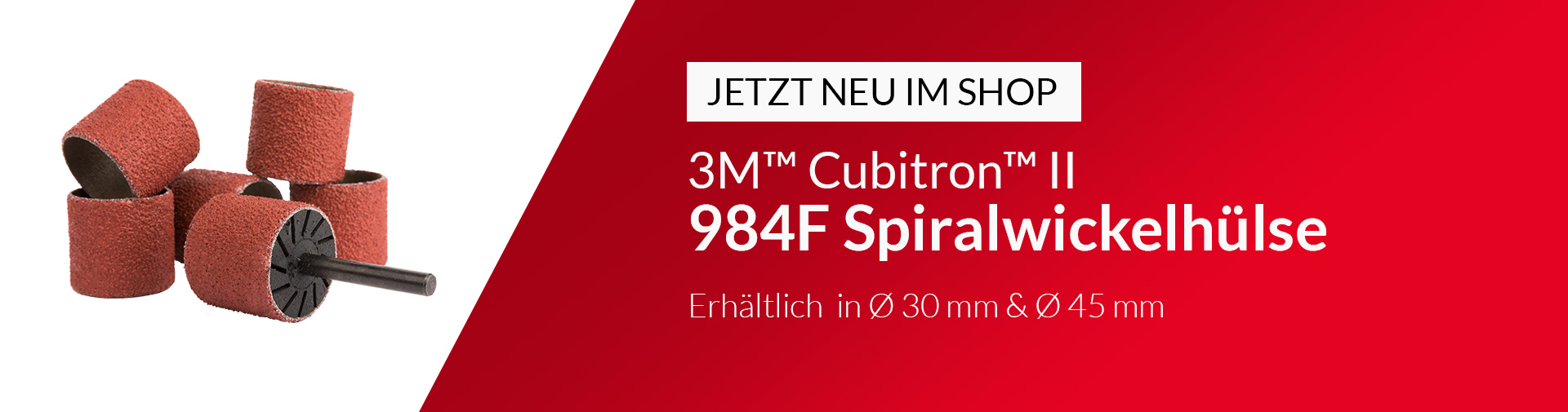 Höchste Leistung mit der 3M™ Cubitron™ II 984F Spiralwickelhülse