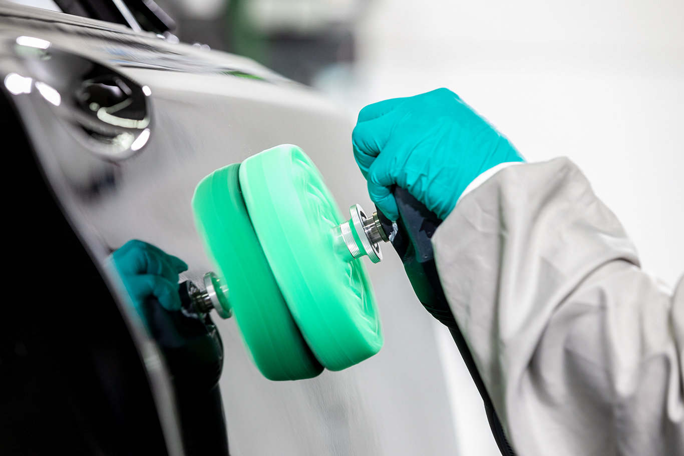 3M™ | Perfect-It™ | Polierschaumpad grob | Quick Connect System | Grün | Waffelförmig | 216 mm | 50874 | 7100094455