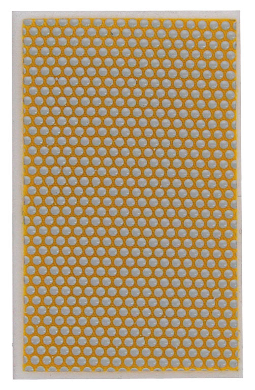 KGS DIAMOND™ | Flexis Diamant Handpad | 90x55 mm | Mesh 500 / 30 Micron | Gelb Weiss Resin | 14837