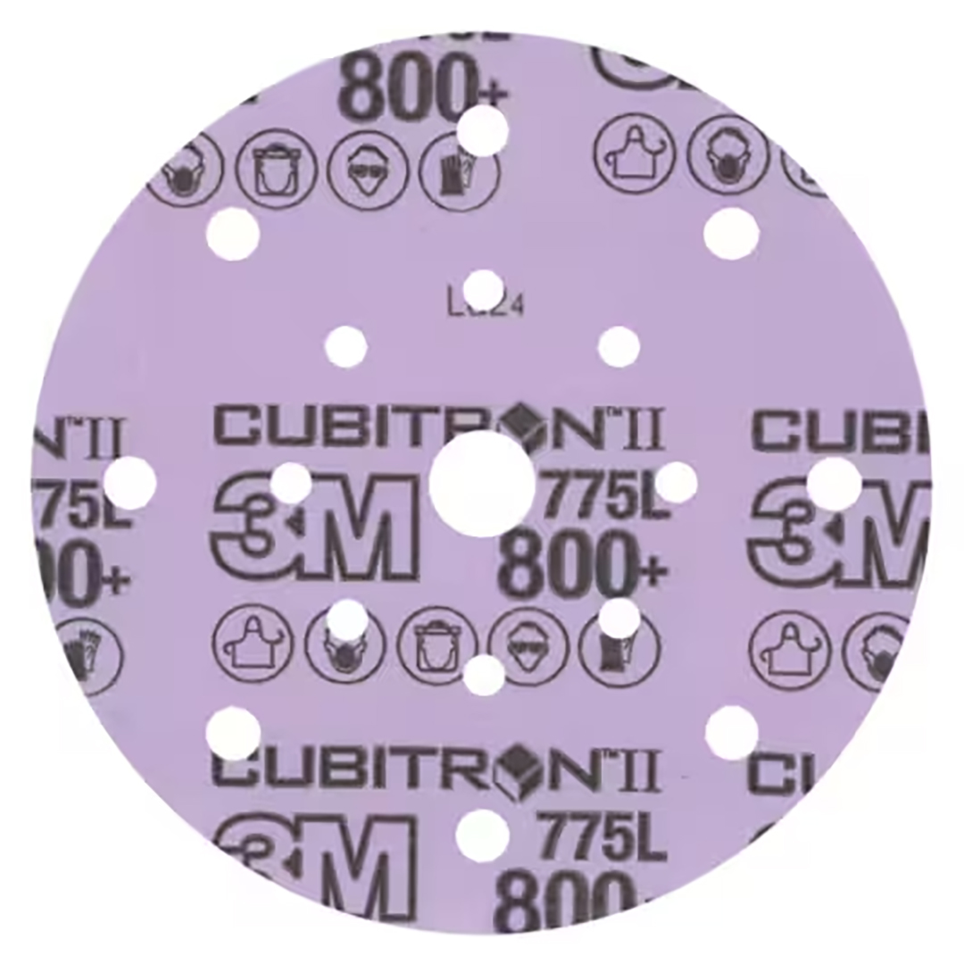 3M™ | Hookit™ | Cubitron™ 2 | Filmscheibe 775L – 150 mm, 800+, 17-Loch
