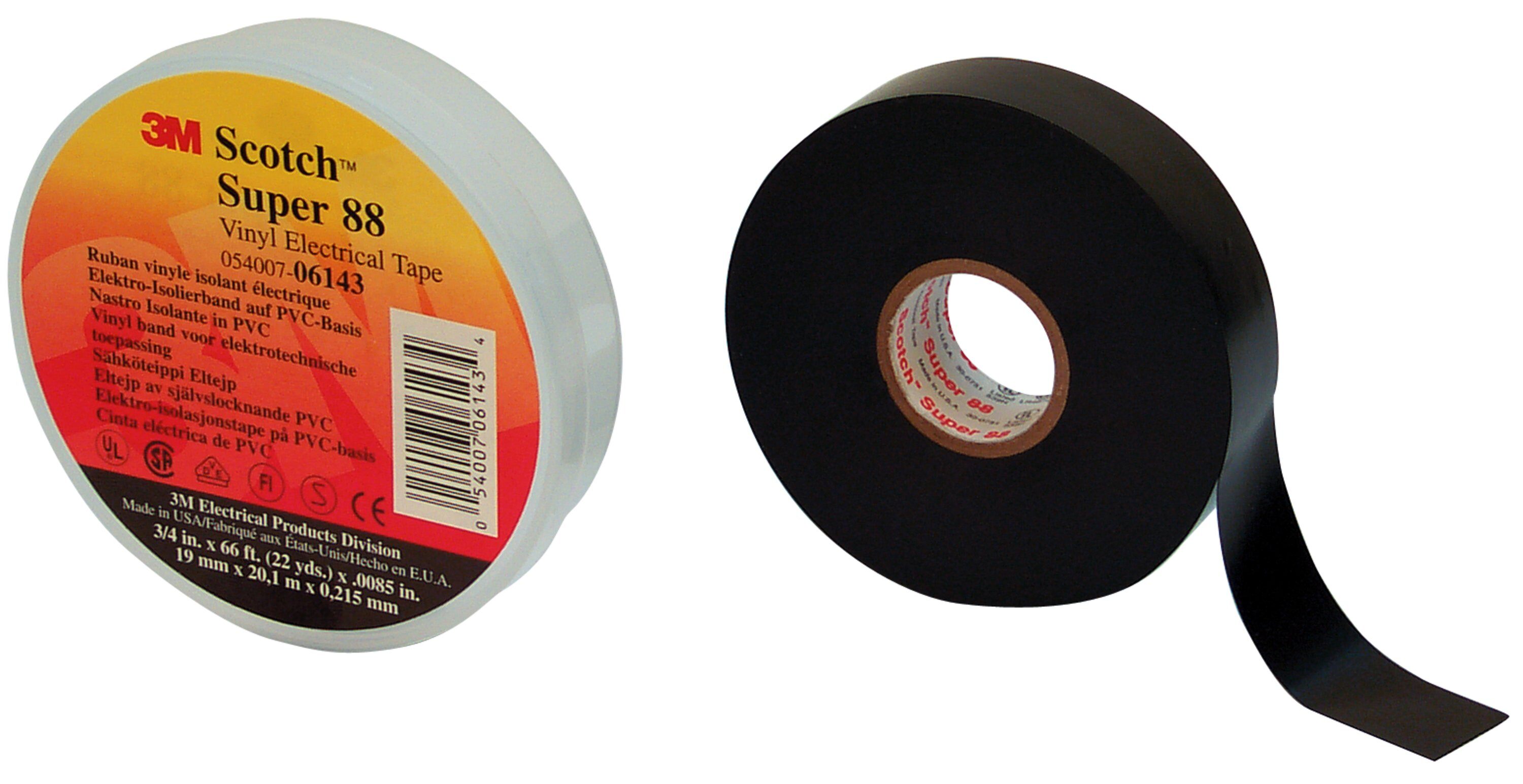 Artikelbild des Artikels Scotch® Vinyl Elektro-Isolierband Super 88 19 mm x 20 m