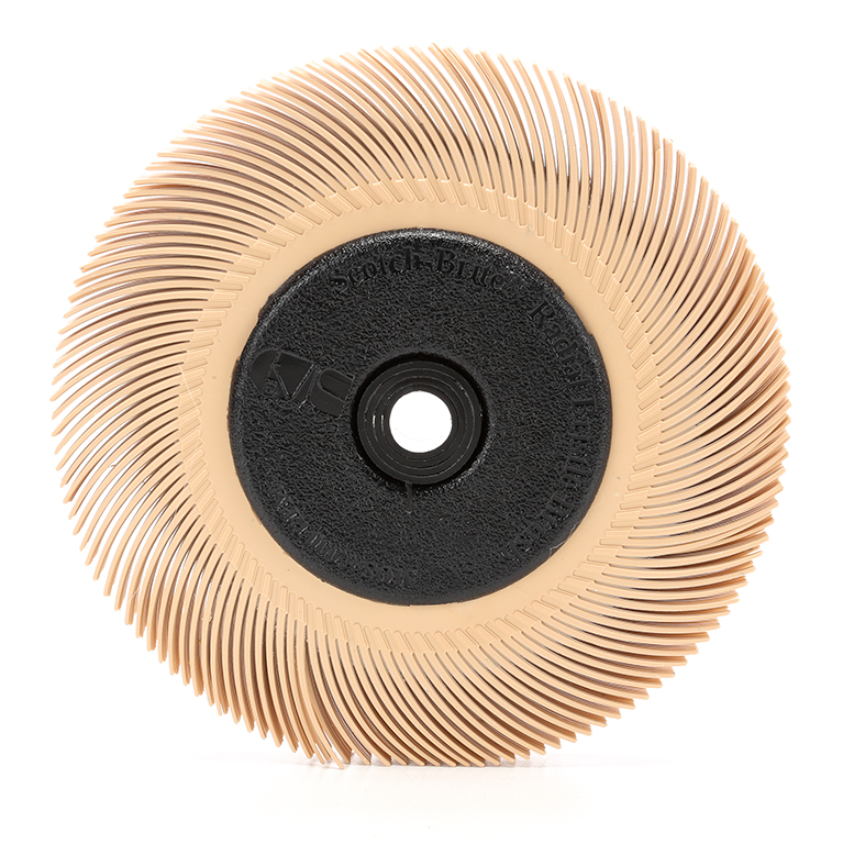 Scotch-Brite™ | Radial Bristle Brush BB-ZB | mit Kunststoff-Flansch | orange | 152,4 mm x 12,7 mm | 6 Micron | Typ C | 7000046180 | 33216
