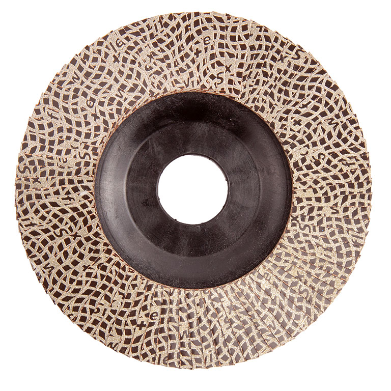 KGS DIAMOND™ | Hybrid Diamant Lamellenscheibe | ø 115 mm/22,23 PLS | Mesh 120 / 125 Micron | Schwarz | 18912