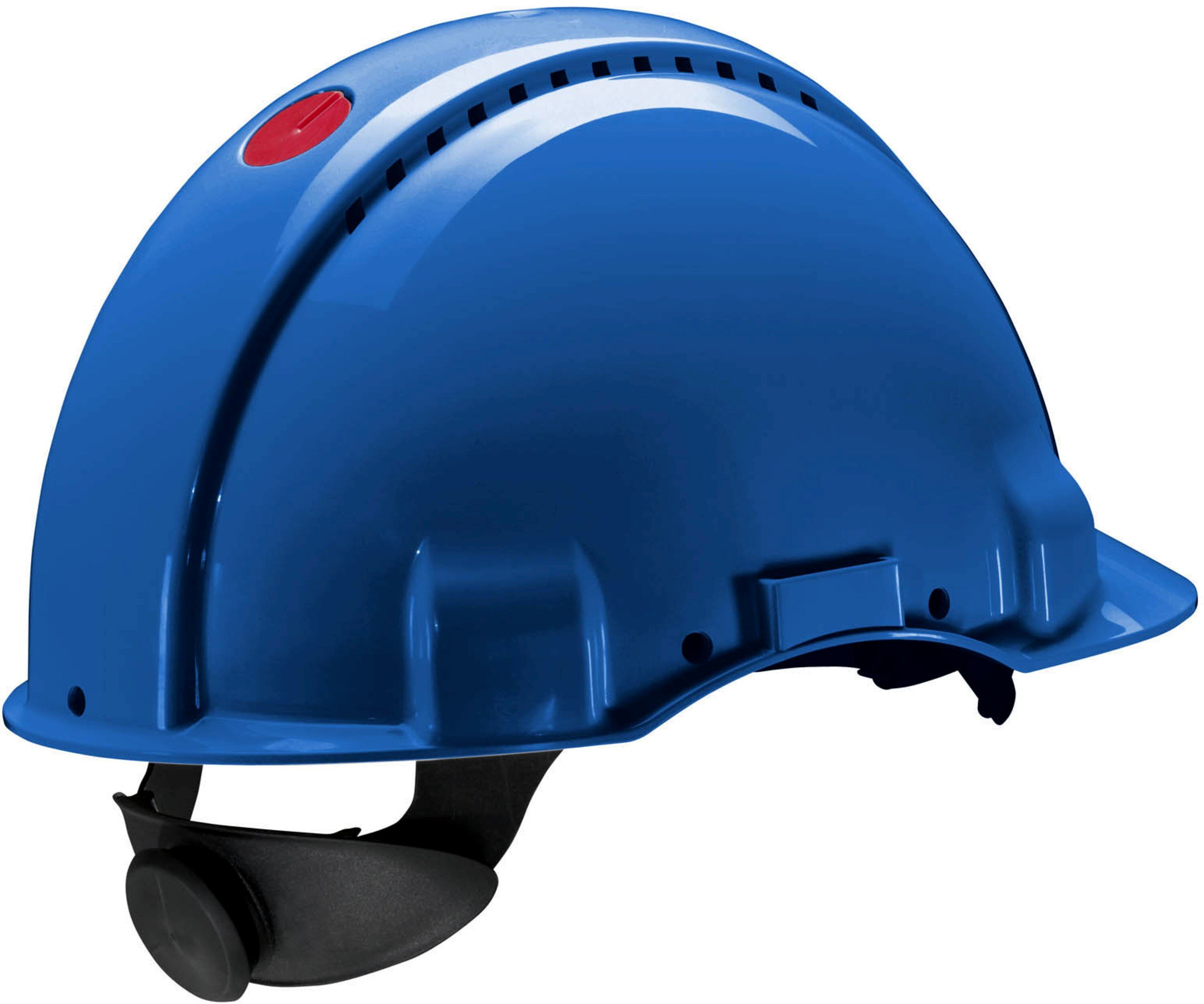 887760Z-3m-g3000n-schutzhelm-blau-abs-mit-schweissband-packshot Artikelbild des Artikels 3M™ Peltor™ Schutzhelm mit Uvicator Sensor G3000N G30NUB, Blau, Ratschen-Verschlusssystem
