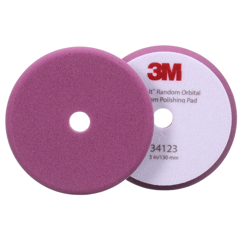 3M™ | Perfect-It™ | Weiches Schaum-Polierpad für Exzenterpoliermaschine | Violett | 130 mm (5 in) | 34123 | 7100286964