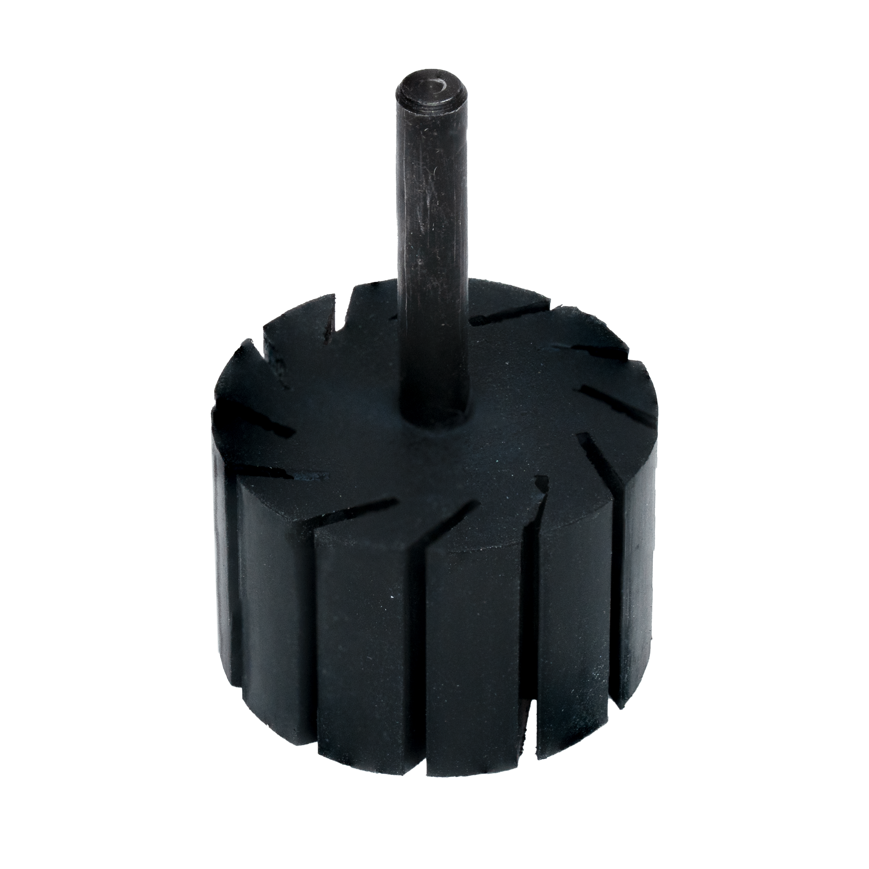 Gummispannkörper | Ø 38mm x 25mm Höhe x 6mm Schaftdurchmesser zylindrisch | MKZ382506