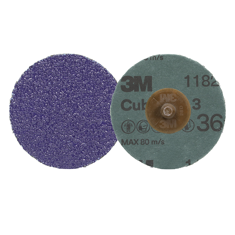 3M™ | Cubitron™ 3 | Roloc™ | Fiberscheibe 1182C | 60+ | Violett | ⌀ 51 mm | 7100332343