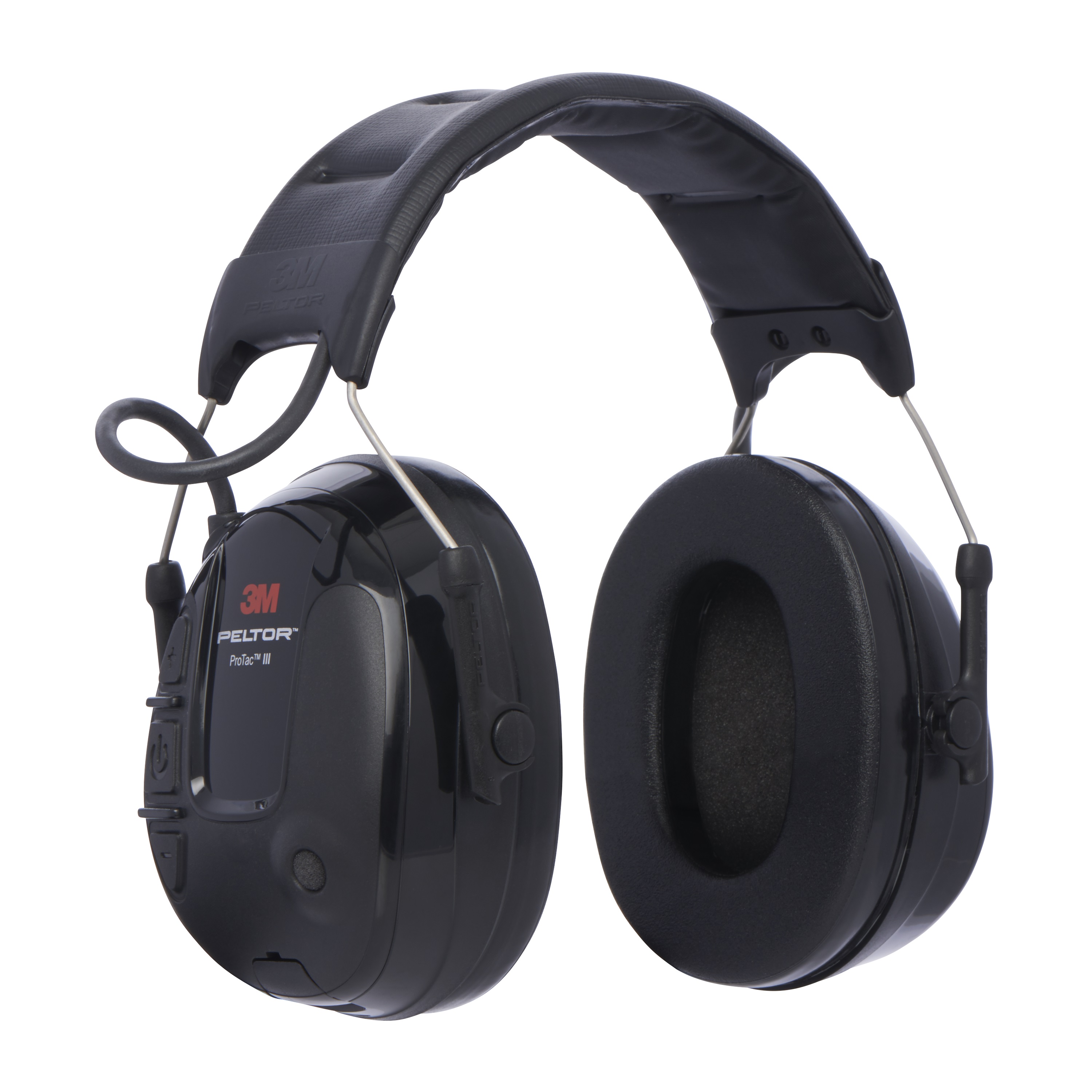3M™ PELTOR™ ProTac™ III  Gehörschutz-Headset, schwarz, Kopfbügel