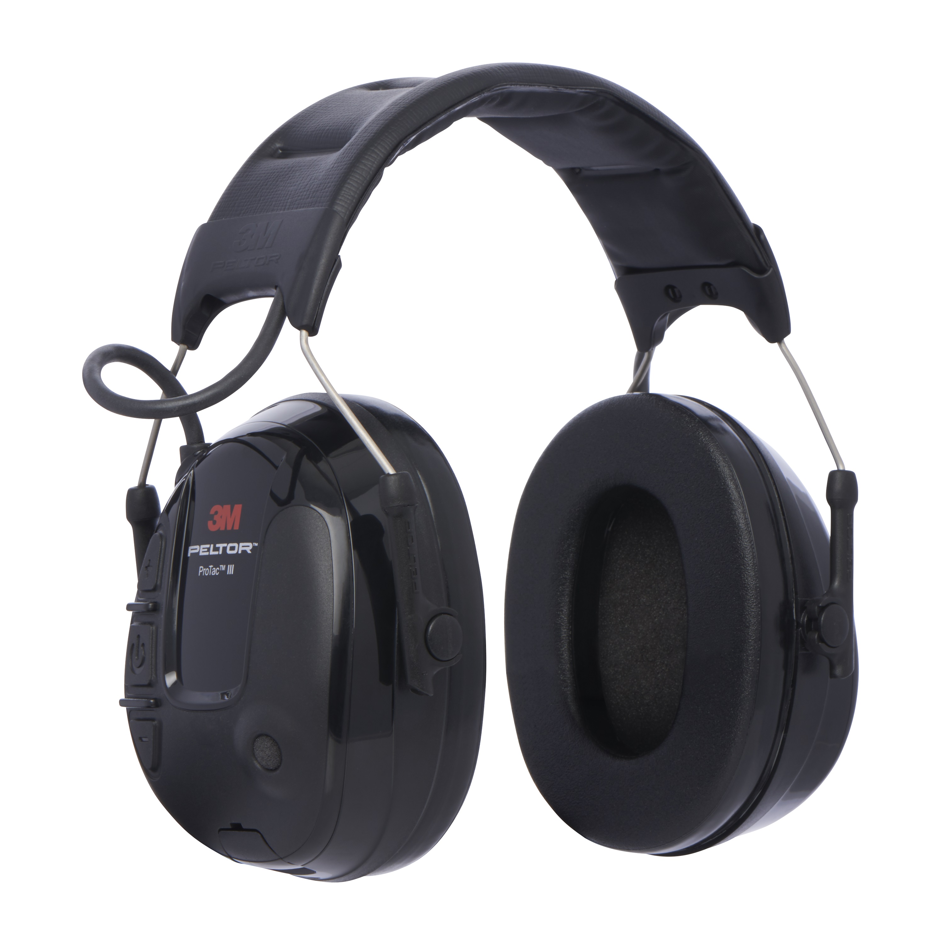3M™ | PELTOR™ | ProTac™ III | MT13H220A | 26 dB | schlanke Schalen | schwarz  | Kopfbügel |  7100088456