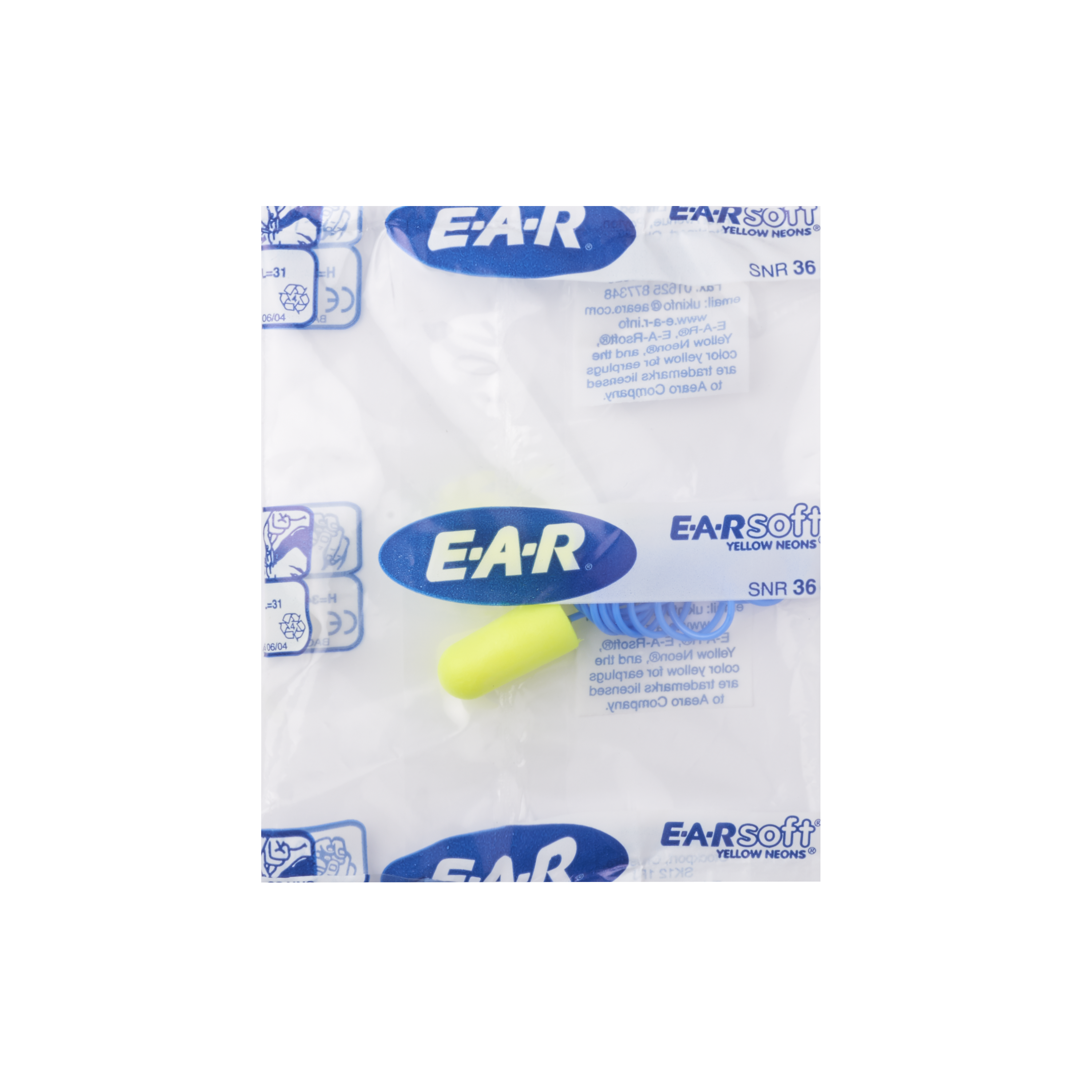 3M™ | E-A-Rsoft™ | Yellow Neons™ |  ES-01-005 | 34 dB  | Gehörschutzstöpsel mit Kordel | 7000052845