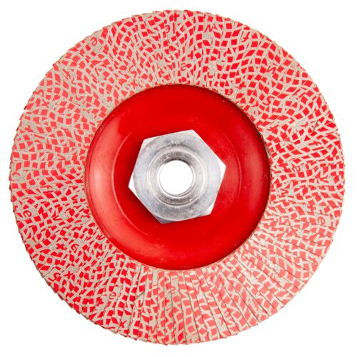 KGS DIAMOND™ | Hybrid Diamant Lamellenscheibe | ø115mm/M14 PLS | Mesh 200 / 74 Micron | Rot | 18933