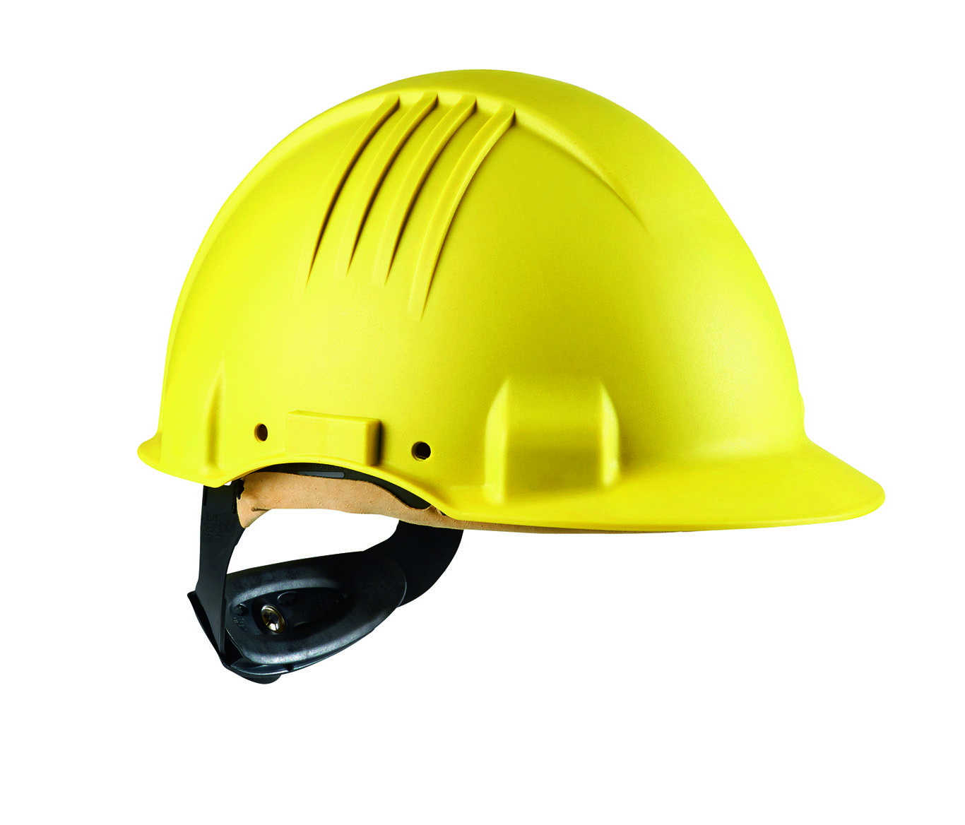 3M™ | Hochtemperatur-Schutzhelm, Ratschenverschluss, dielektrisch 1000 V, Lederschweißband, Gelb | G3501M-GU G3501MY | 7100077280