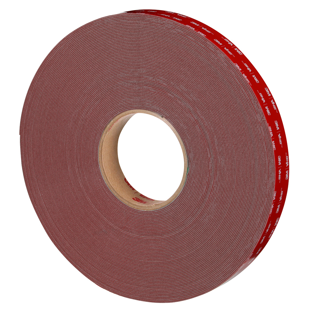 3M™ | VHB™ | Doppelseitiges Klebeband Max-110GF – 25 mm x 33 m, 1.1 mm, Grau | 7100395474