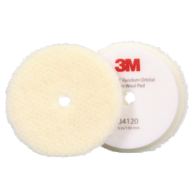 3M™ | Perfect-It™ | Polierträger mit Polierfell für Exzenterpoliermaschine | grob | Weiß | 130 mm (5 in) | 34120 | 7100286952