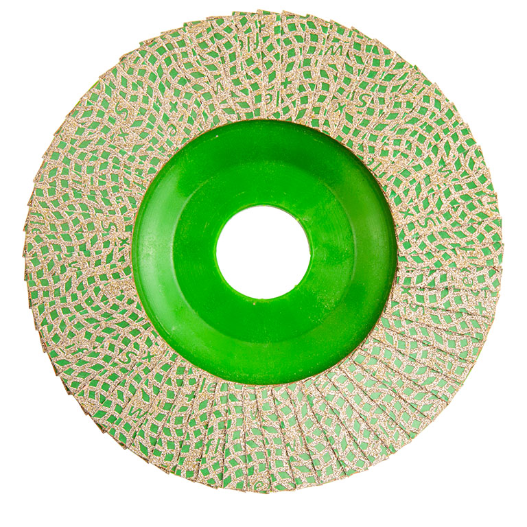 KGS DIAMOND™ | Hybrid Diamant Lamellenscheibe | ø 115 mm/22,23 PLS | Mesh 60 / 250 Micron | Grün | 18911
