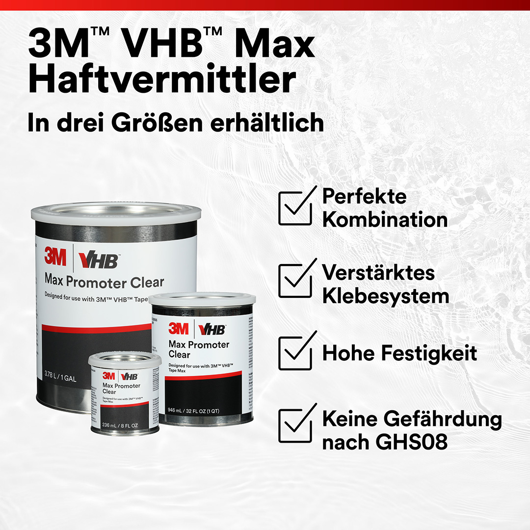 3M™ | VHB™ | Max Haftvermittler – 236 ml, Transparent | 7100363048