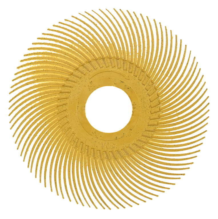 Scotch-Brite™ | Radial Bristle Brush RB-ZB | gelb | 50,8 mm, 9,5 mm | P80 | Typ C | 30118 | 7100138293