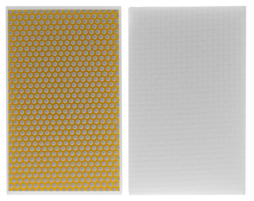 KGS DIAMOND™ | Flexis Diamant Handpad | 90x55 mm | Mesh 500 / 30 Micron | Gelb Weiss Resin | 14837