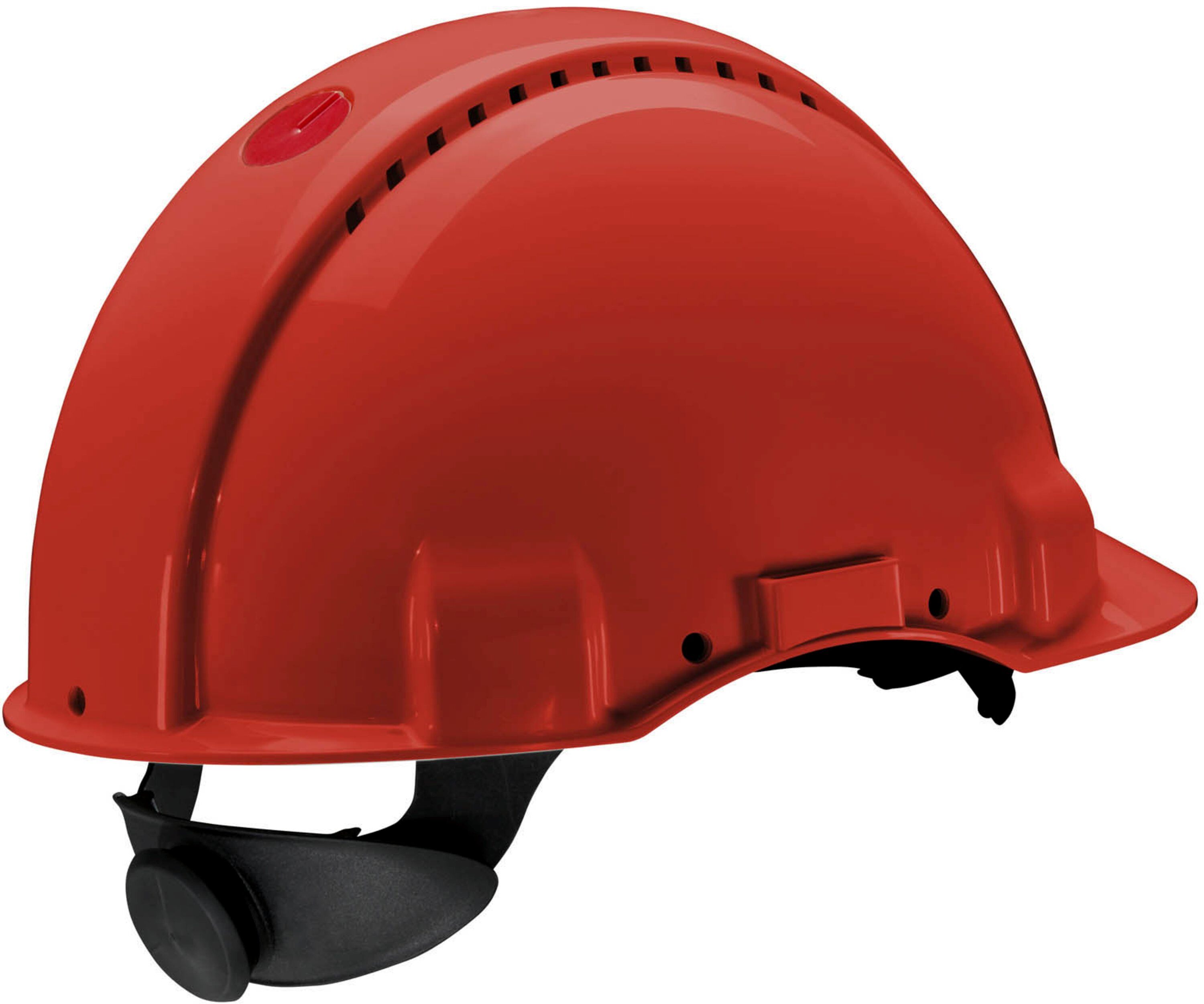 Artikelbild des Artikels 3M™ Peltor™ Schutzhelm mit Uvicator Sensor G3000N G30NUR, Rot, Ratschen-Verschlusssystem