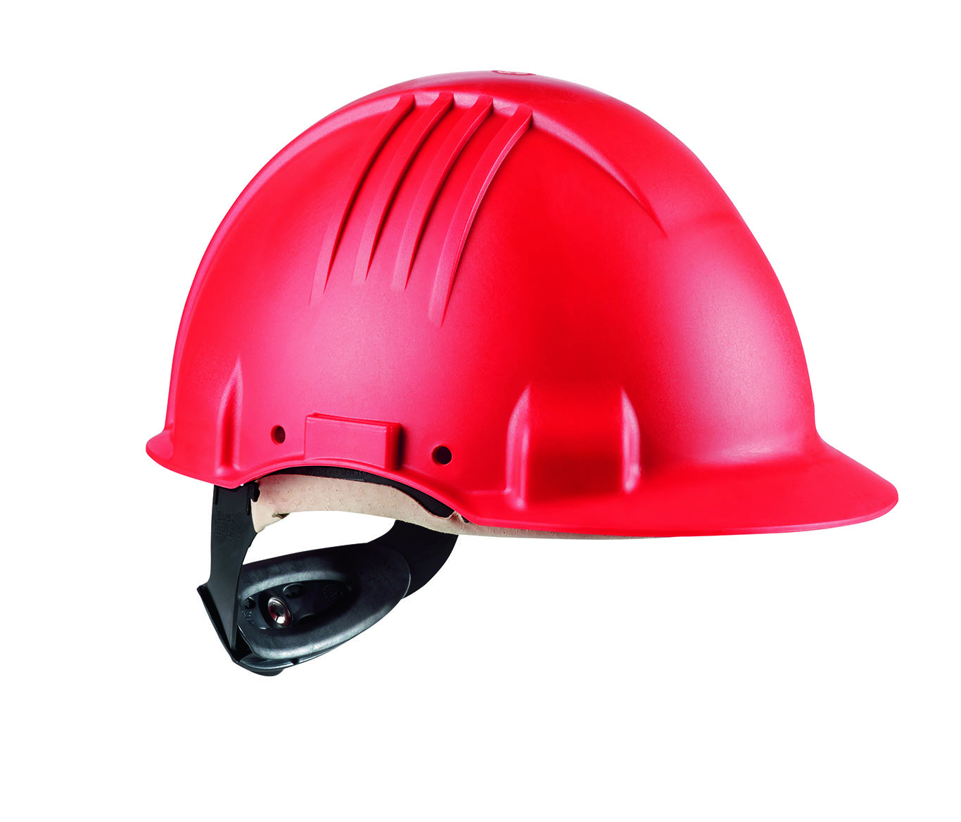 3M™ | Hochtemperatur-Schutzhelm, Ratschenverschluss, dielektrisch 1000 V, Lederschweißband, Rot | G3501M-RD G3501MR  | 7100077179