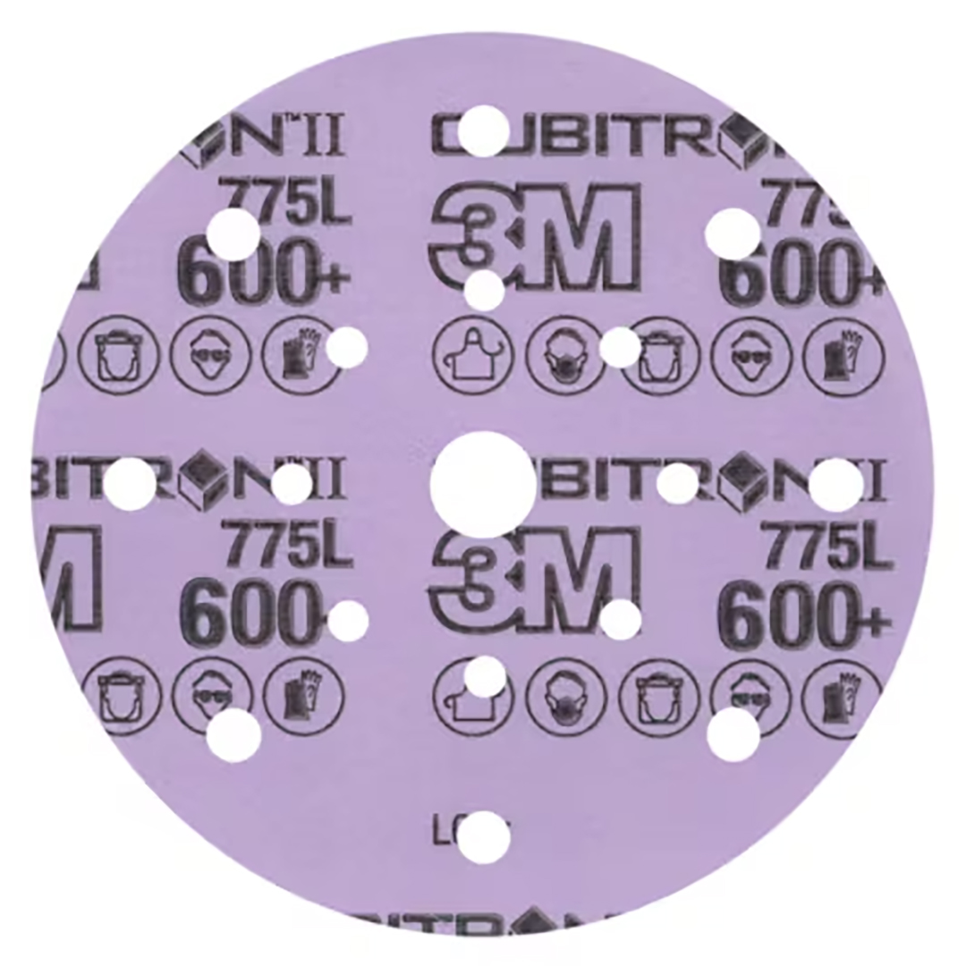 3M™ | Hookit™ | Cubitron™ 2 | Filmscheibe 775L – 150 mm, 600+, 17-Loch