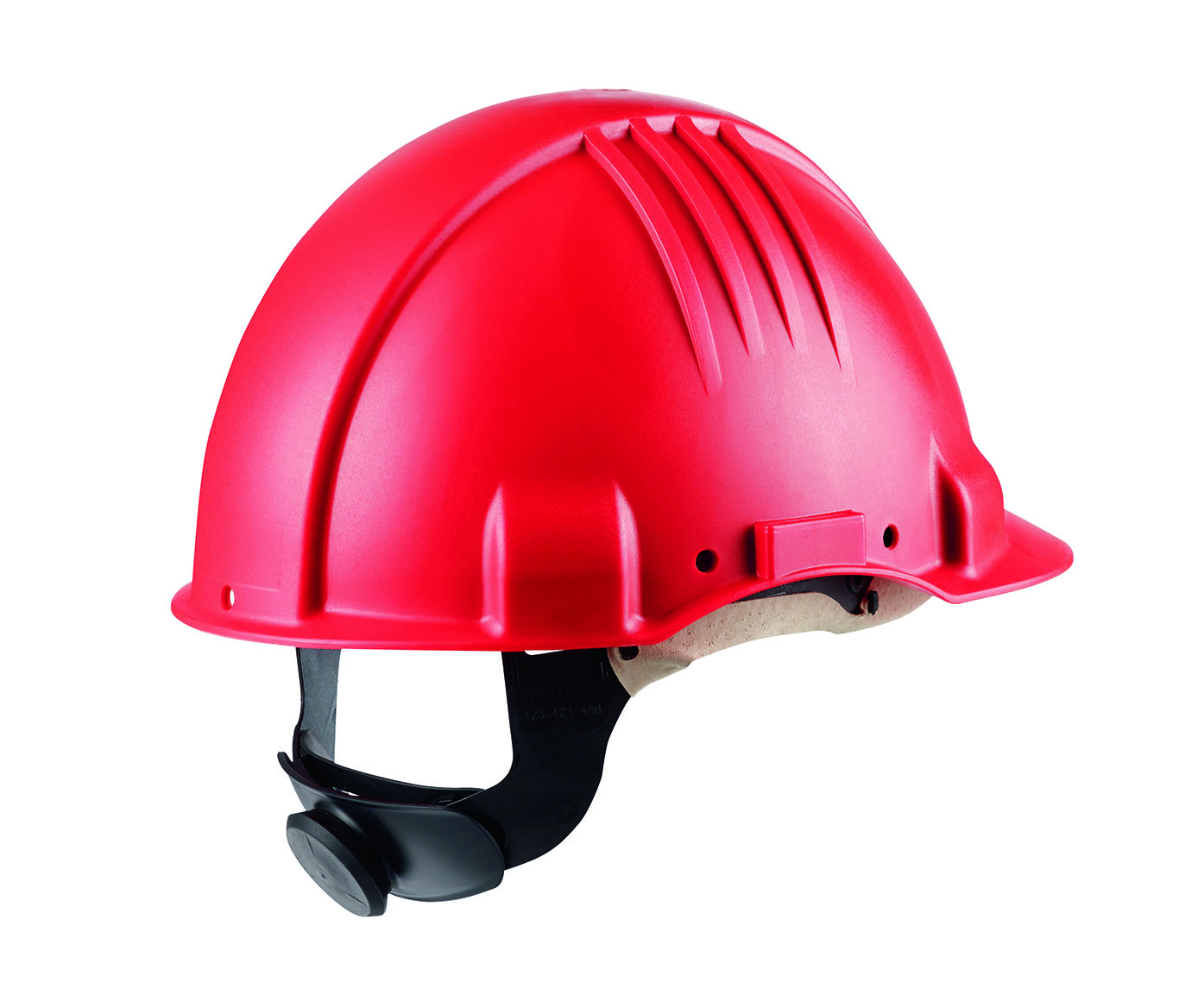 3M™ | Hochtemperatur-Schutzhelm, Ratschenverschluss, dielektrisch 1000 V, Lederschweißband, Rot | G3501M-RD G3501MR  | 7100077179
